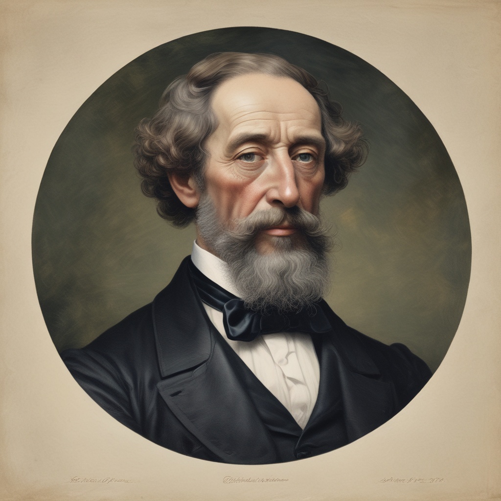 Portrait of Charles Dickens